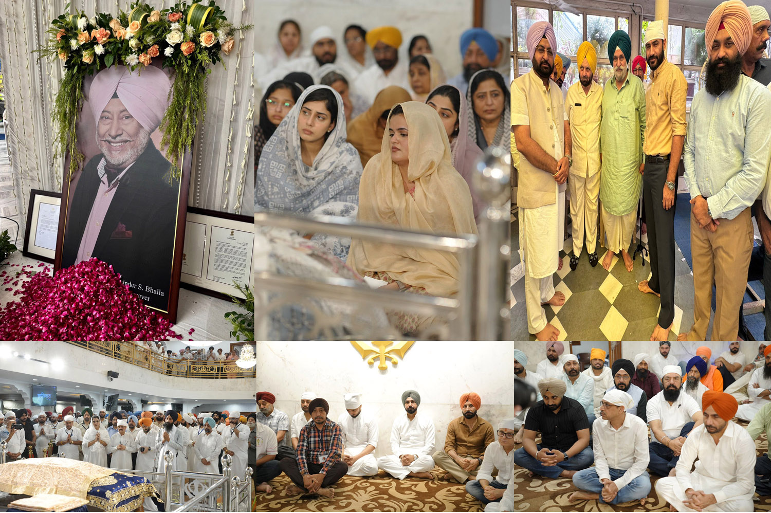 जसविंदर भल्ला के लिए अंतिम अरदास और श्रद्धांजलि समारोह; राजनीतिक, सामाजिक, अकादमिक, सांस्कृतिक और फिल्म जगत की हस्तियों ने जसविंदर भल्ला को श्रद्धांजलि अर्पित की